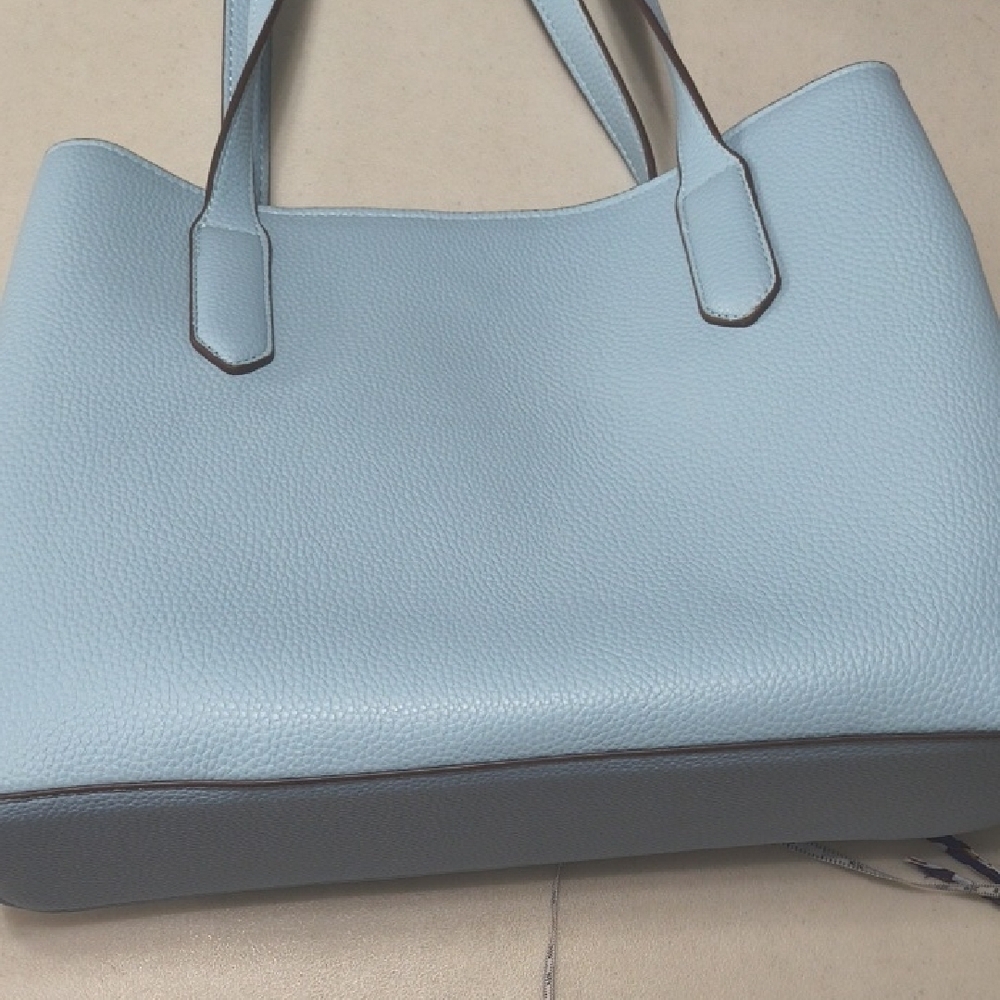 Nanette Lepore Kassandra Triple Section Shoulder Bag Ice Blue - Picture 14 of 15